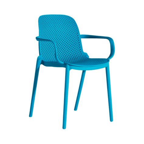 Silla Art Berlin Con Brazos Azul-1