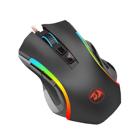 Mouse Gamer Redragon M607 Griffin RGB 7200dpi Negro-1
