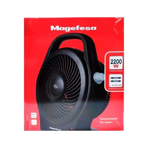 Termoventilador Magefesa Drey MGF1291 2200W Negro 2 Vel-2