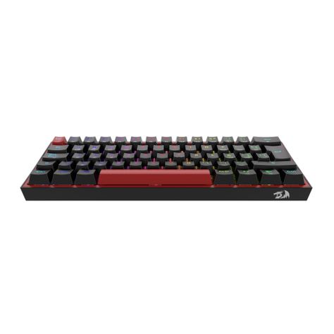 Teclado Gamer Inalámbrico Redragon Fizz Pro Black K616 Mecanico RGB-3