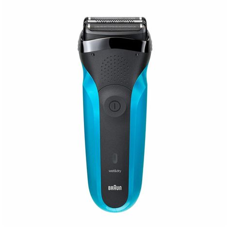 Máquina de Afeitar Braun Series 3 301BT Black Blue Wet&Dry-1
