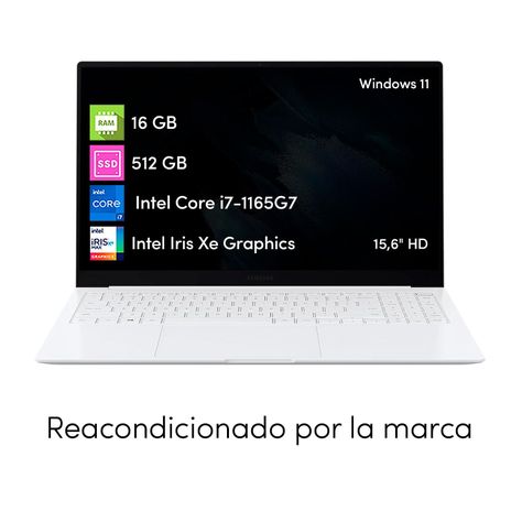 Notebook Samsung Galaxy Book Pro i7 16GB 512GB SSD 15.6' FHD-1