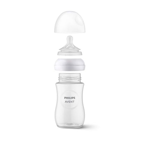 Mamadera Avent SCY903/21 Natural Response 260ml Azul 1m+-2