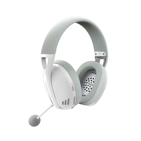 Audífonos Gamer Inalámbrico Redragon Ire H848G Blanco y Gris-1