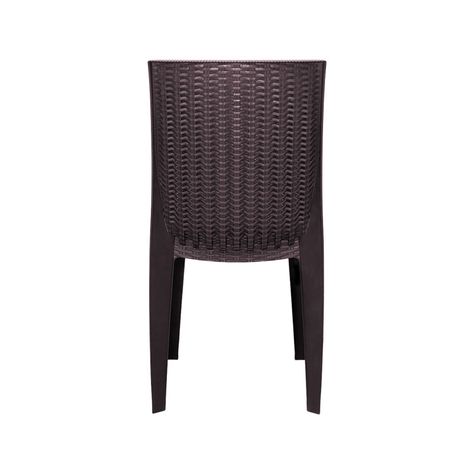 Silla Ratan Corsa Con Brazos Café-2