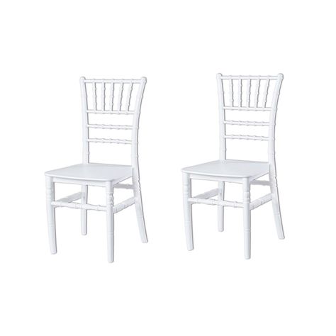 Pack 2 Sillas Fiesta Comedor Art Tiffany Blanca-0