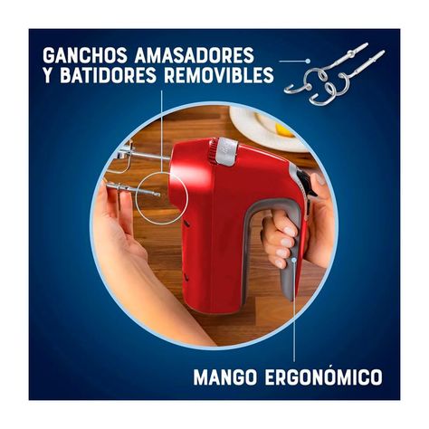 SKU: OST-2169814 / Batidora de Mano Oster 360R 7 Vel + Turbo 320W-3
