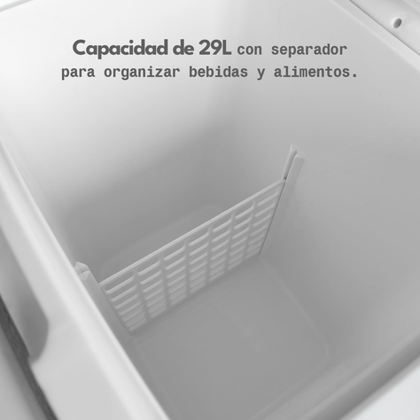 Cooler Eléctrico Thorben Dual 29L para Auto Portátil 12V-3