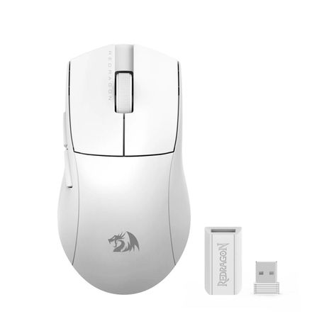 Mouse Gamer Inalámbrico Redragon King M916 PRO 1000hz Blanco-0