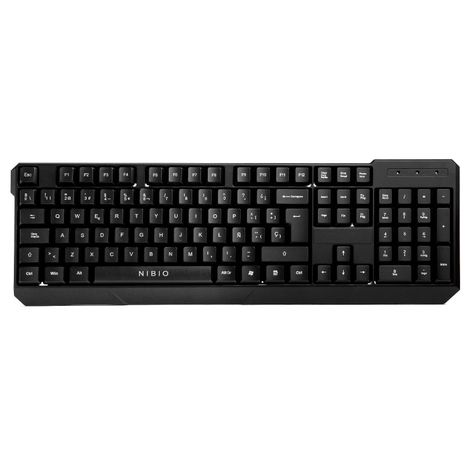 Teclado Gamer Alámbrico Nibio Strike RGB USB-1