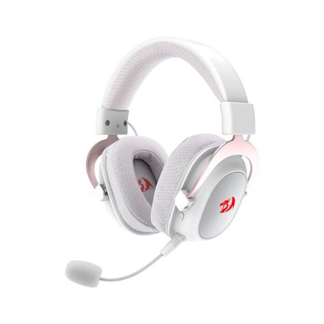 Audífonos Gamer Inalámbricos Redragon Zeus Pro Wireless H510 Blanco RGB-0
