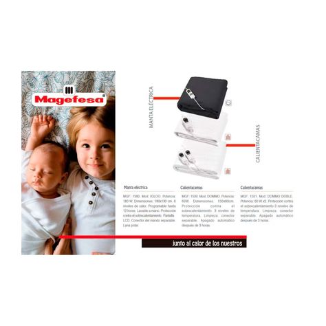 Manta Térmica Magefesa Igloo MGF1580 160W-3