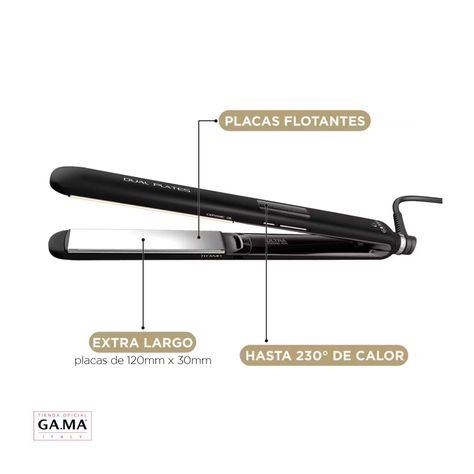Plancha Alisador Gama X-Wide D 4D Dual Plates Titanio -3