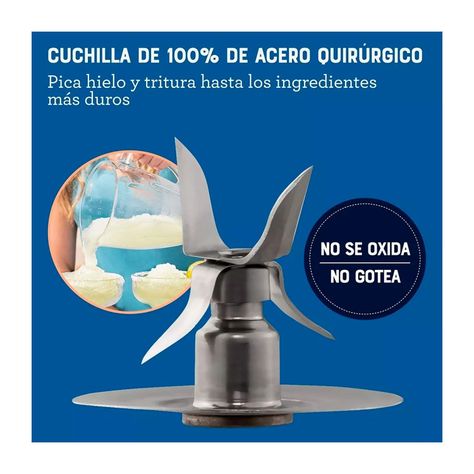 Licuadora Oster BLSTPEG-GPB Vidrio 6 Vel + Pulso 800W Gris-2