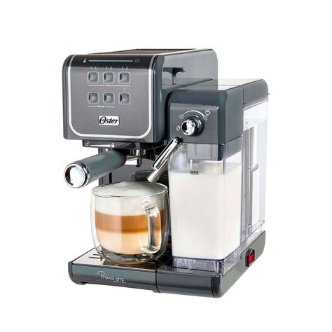 Cafetera Espresso Oster Primma Latte Touch Gris 1170W-1