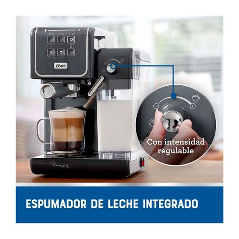 Cafetera Espresso Oster Primma Latte Touch Gris 1170W-3