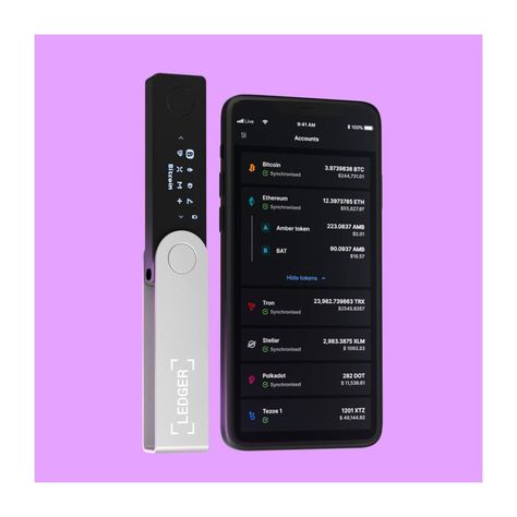 Billetera Ledger Nano X Crypto Hardware Wallet BT Negro-3