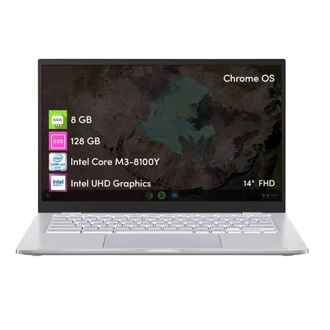Notebook Chromebook Asus Intel Core 8GB 128GB SSD 14' FHD-0