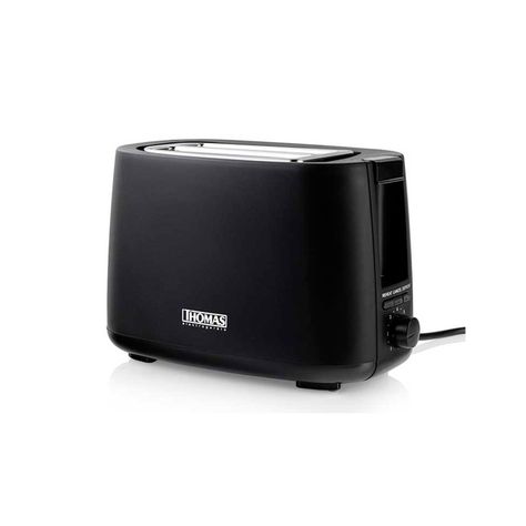 Tostador Thomas TH-117 2 Rebanadas 7 Niveles 750W Negro-0