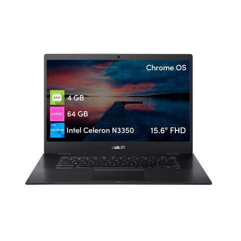 Chromebook Asus CX1500 N3350 4GB 64GB 15.6" FHD Chrome OS Negro-0