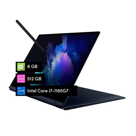 Notebook 2 en 1 Samsung Galaxy Book Pro i7 8GB 512GB 15.6' FHD-0