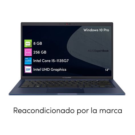 Notebook Asus a Core i5 8GB 256SSD W10P 14"-1