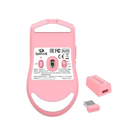 Mouses Redragon K1NG Pro M916P-PRO-1K (Pink)-3