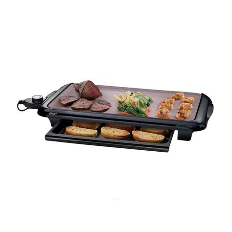 Parrilla Eléctrica Oster CKSTGRFM18W Bioceramic 1450W-0