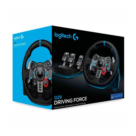 Volante Gamer Logitech Force Racing G29 PS4 PS5 Y PC-3