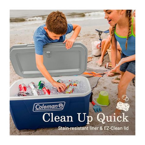 Cooler Coleman 316 Series 66L 70QT Azul-3
