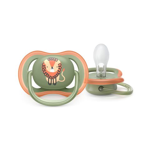 Chupete Avent Ultra Air León Hipopótamo 6-18m 2UN -1