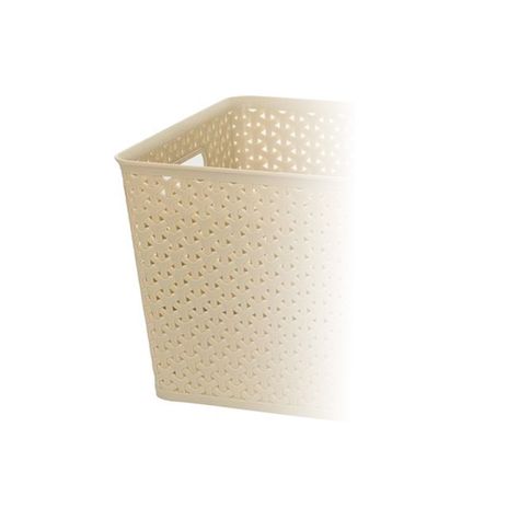 Canasto Organizador Ratan Beige Extra Grande-2