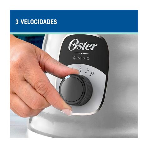 Licuadora Oster Blst4655 Clásica Cromada 1.25L 700W 3 Vel-2
