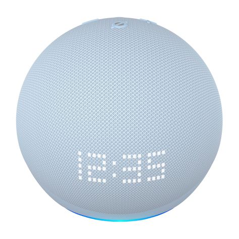 Asistente de Voz Amazon Echo Dot 5 con Reloj 2022 5th Gen Azul-0