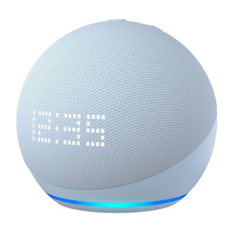 Asistente de Voz Amazon Echo Dot 5 con Reloj 2022 5th Gen Azul-1