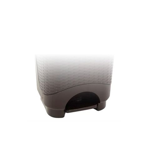 Tacho de Basura Dual Ratan 8LT Café-3
