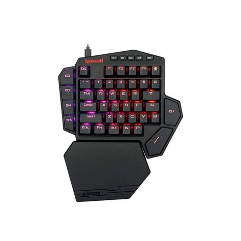Teclado Gamer Redragon Diti Black Brown Switch K585RGB-0