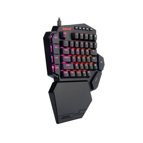 Teclado Gamer Redragon Diti Black Brown Switch K585RGB-1