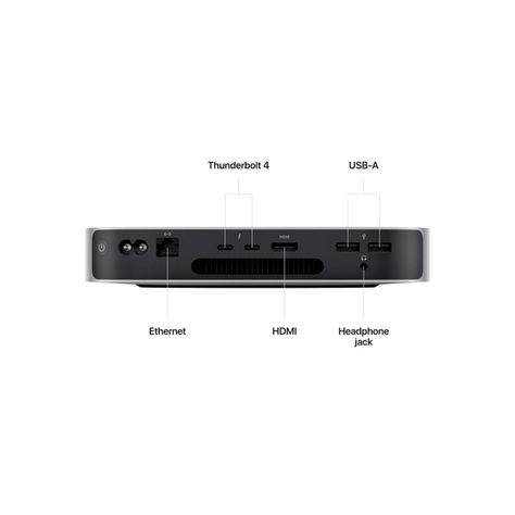 Apple Mac Mini M2 8GB 512GB SSD Mac OS Gris-3