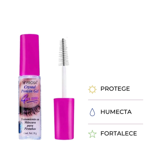 Máscaras Transparente de Pestañas y Cejas Crystal Protein Gel -3