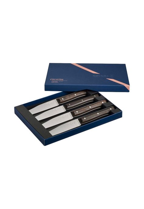 Cuchillos Opinel de mesa Fresno oscuro  - 4 unidades-1