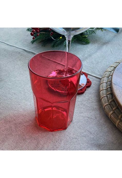 Vaso 400 Ml Rojo Ou-2