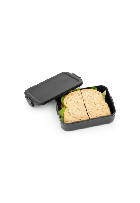 Contenedor para Almuerzo Make & Take Mediano Dark Grey-3