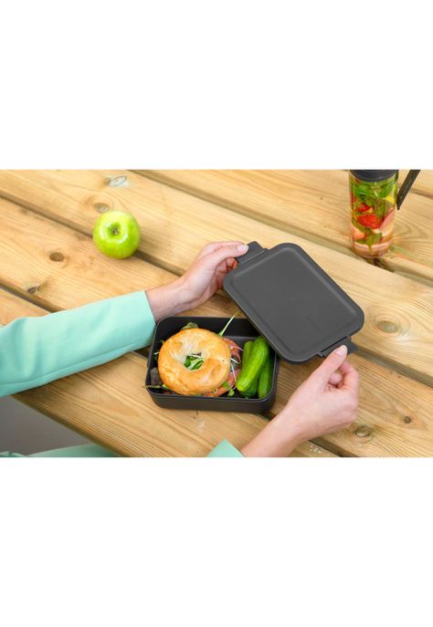 Contenedor para Almuerzo Make & Take Mediano Dark Grey-4