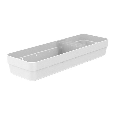 Organizador de Cuchillos Blanco-0