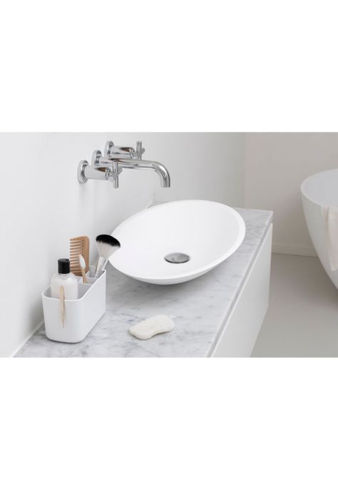 Organizador para el baño ReNew White-3