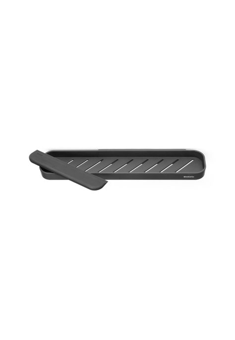 Estante de ducha con espátula MindSet Dark Grey-1