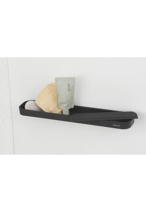 Estante de ducha con espátula MindSet Dark Grey-3