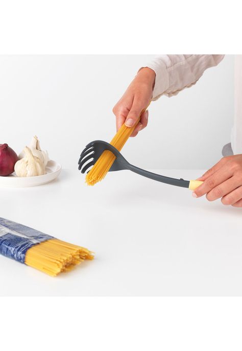 Tasty+ Cuchara de espaguetis con medidor - Vanilla Yellow-5