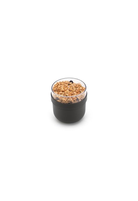 Bol de desayuno Make & Take 0,5L plástico - Dark Grey-3